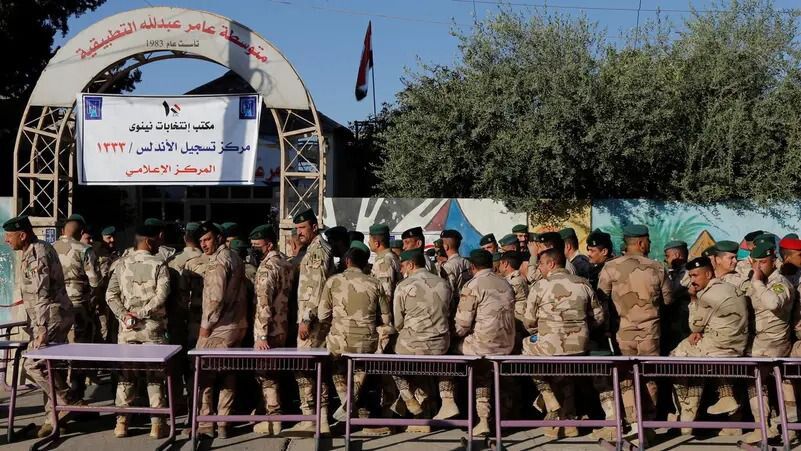 مشارکت 82 درصدی در رای‌گیری ویژه عراق