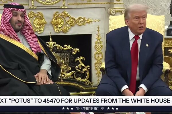 ترامپ: دیدار فوق‌العاده‌ای با ولیعهد عربستان داشتم