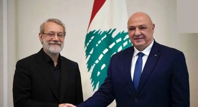 فایل کامل تصویری دیدار علی لاریجانی با رییس‌جمهور لبنان را منتشر کنید