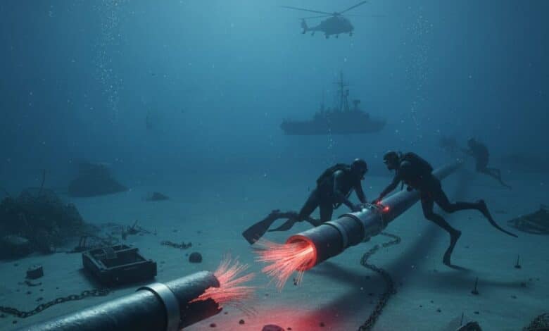 كابلات الإنترنت البحرية في البحر الأحمر تواجه أزمة كُبرى