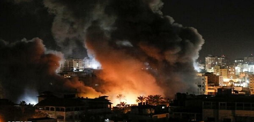 غزه زیر آتش هوایی و زمینی ارتش صهیونیستی