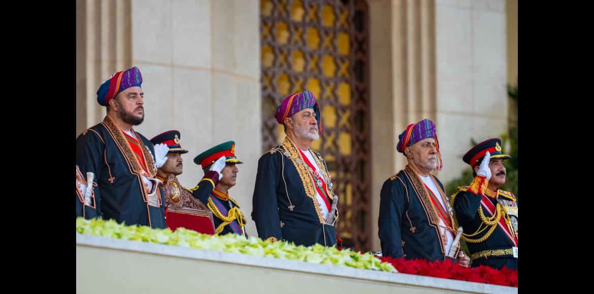 رژه نظامی در روز ملی عمان