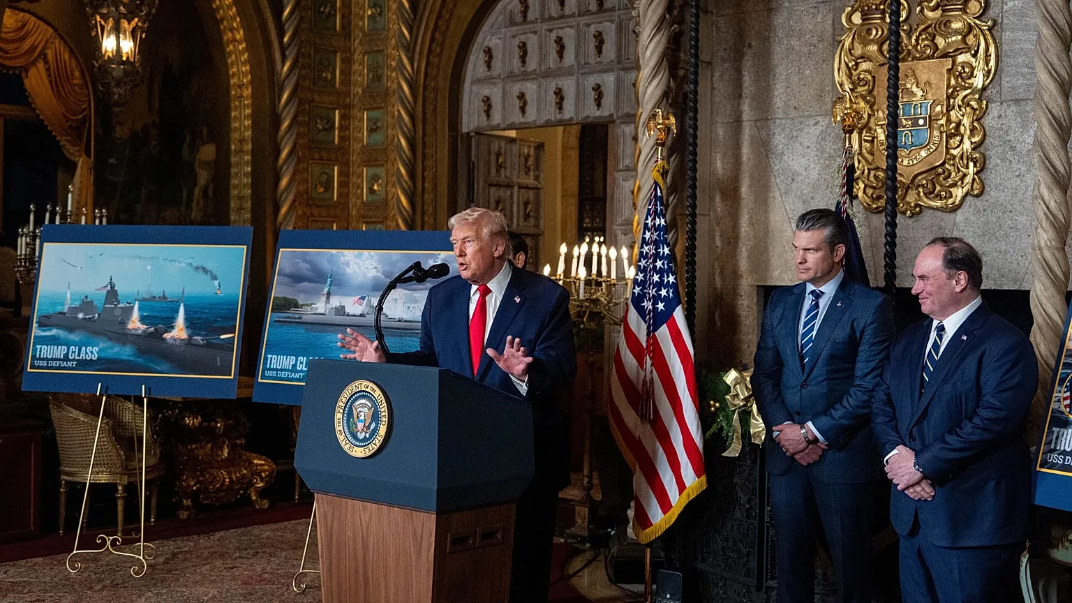دستور ترامپ برای گسترش ناوگان جنگی آمریکا