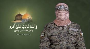 لجان المقاومة الفلسطينية تزف قائد الإعلام العسكري بكتائب القسام حذيفة الكحلوت