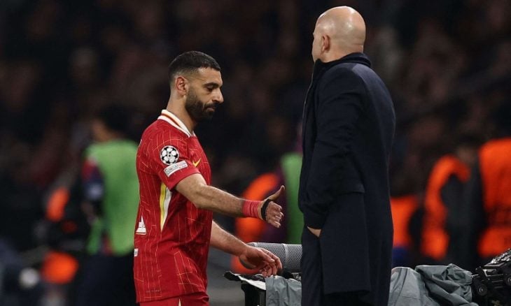 مدرب ليفربول يعلق على استبعاد صلاح أمام ويستهام