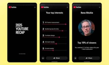 YouTube Recap.. يوتيوب تعلن إطلاق ميزة ملخص المشاهدة السنوي