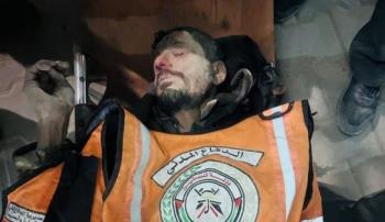 استشهاد ضابط دفاع مدني شمال غزة جراء العدوان الاسرائيلي