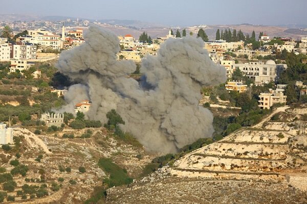 تهاجم زمینی و هوایی صهیونیست‌ها به جنوب لبنان