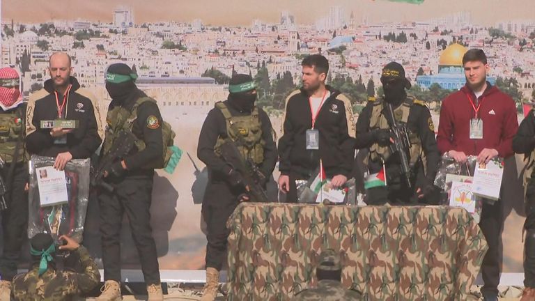 Hamas Frees Three Israeli Captives in Exchange for 369 Palestinian Prisoners