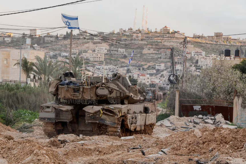 Hamas Condemns Israeli Tank Deployment in the West Bank