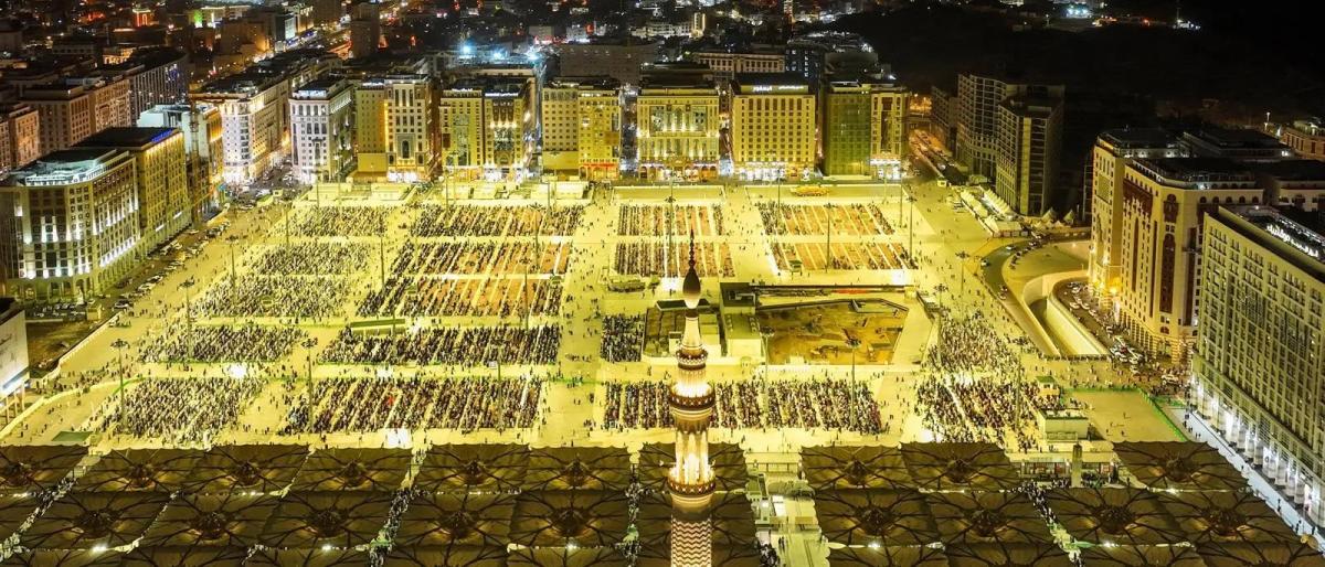 خلال العشر الأولى من رمضان.. أكثر من 9 ملايين مصلٍّ بالمسجد النبوي