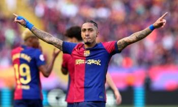 برشلونة يقترب من حسم لقب الدوري بفوز مثير 4-3 على ريال