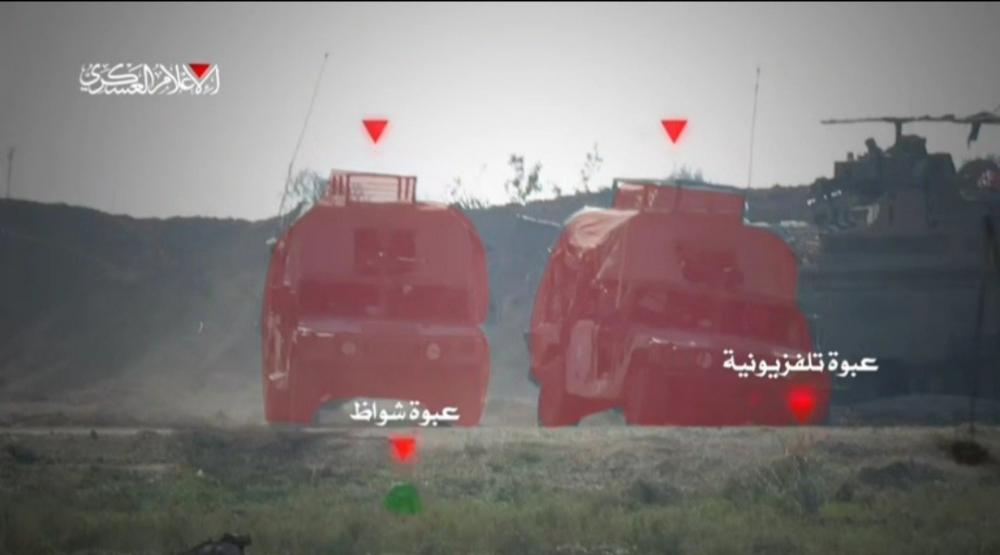 القسام يستهدف  جيبين عسكرين للاحتلال في جباليا