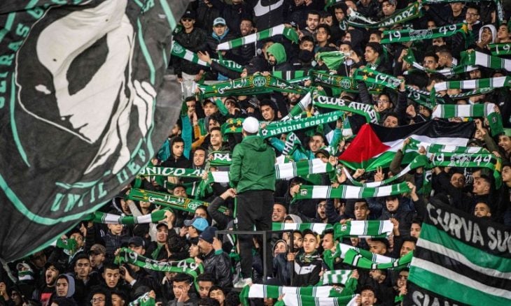 “القضية”.. أغنية من جمهور “الرجاء البيضاوي” بالمغرب دعما لفلسطين