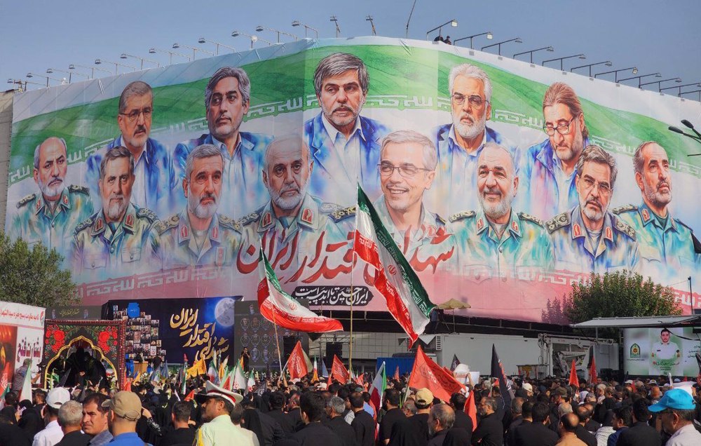 A Grand Funeral Was Held in Iran to Honor the Martyrs of The Israeli-US Attacks
