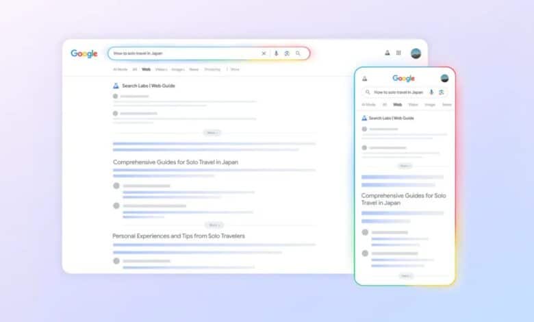 وداعًا للروابط العشوائية.. جوجل تختبر ميزة Web Guide لتنظيم نتائج البحث