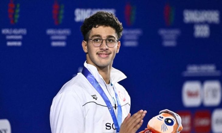 السباح التونسي أحمد الجوادي يعزز تفوق تونس بالتخصص