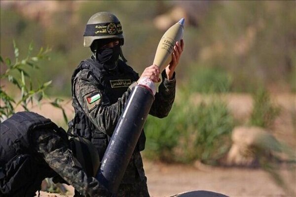مبارزان فلسطینی مواضع دشمن صهیونیستی را با خمپاره درهم کوبیدند