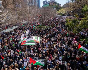 أستراليا تُنظّم مسيرة تاريخية مؤيدة للفلسطينيين
