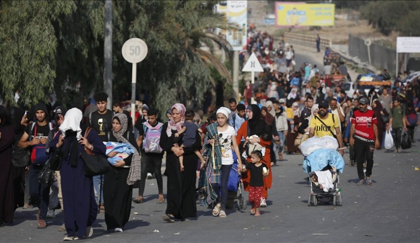 منظمة العفو الدولية: التهجير القسري لسكان غزة يرقى إلى جرائم حرب