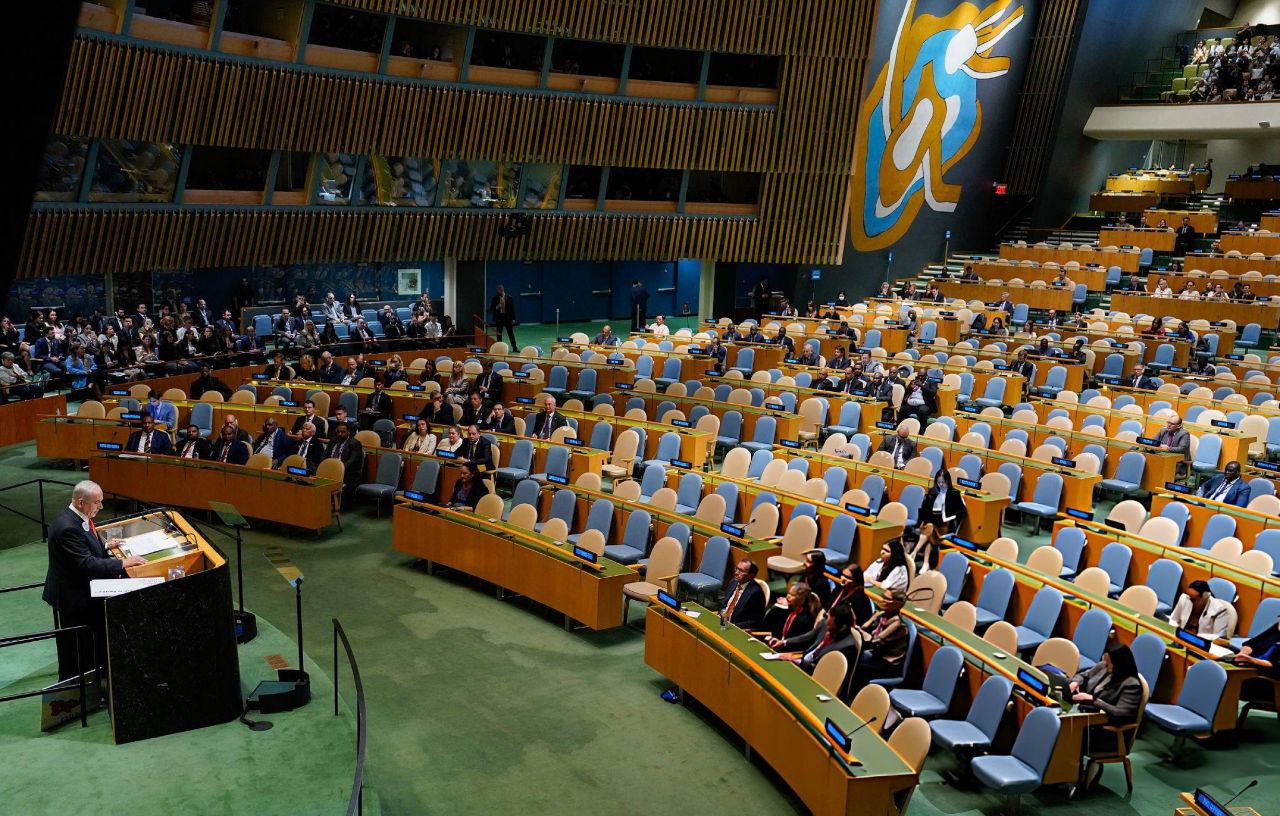 خروج هیئت‌های سیاسی هنگام سخنرانی نتانیاهو در سازمان ملل