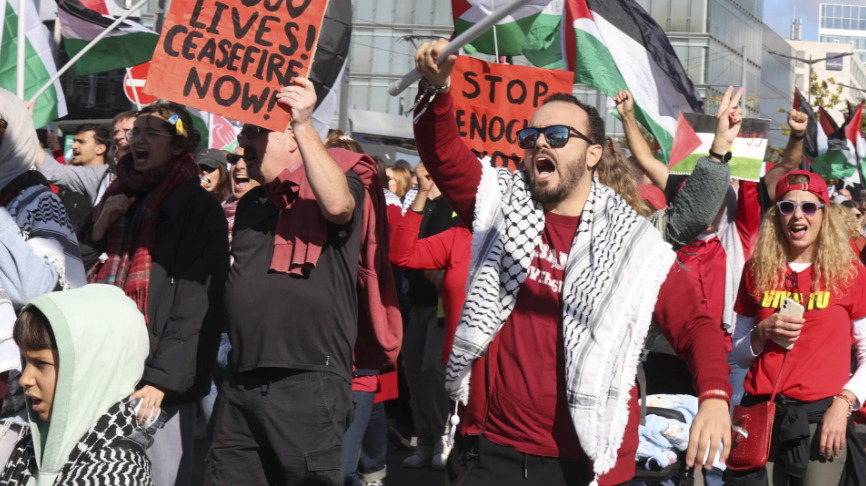 Thousands Gather in Luxembourg to Protest Israeli Atrocities in Gaza