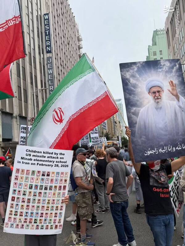 هنا لوس أنجلوس الأمريكية، وليست شوارع إيران!