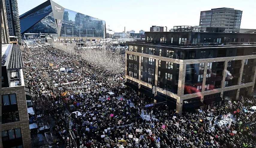 اعتراضات گسترده در مینیاپولیس