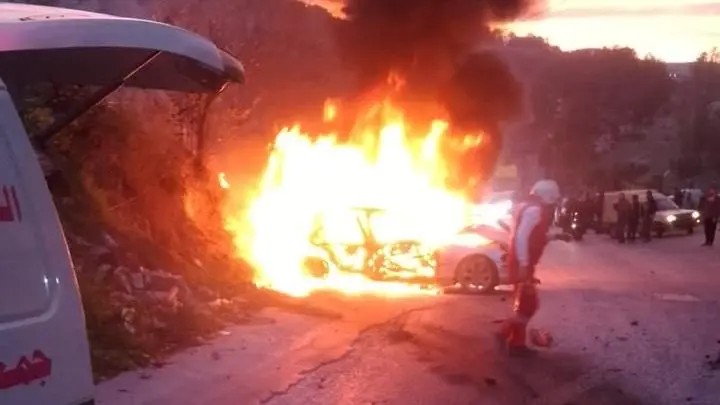 شهيدان باستهداف باستهداف إسرائيلي لسيارة في جنوب لبنان