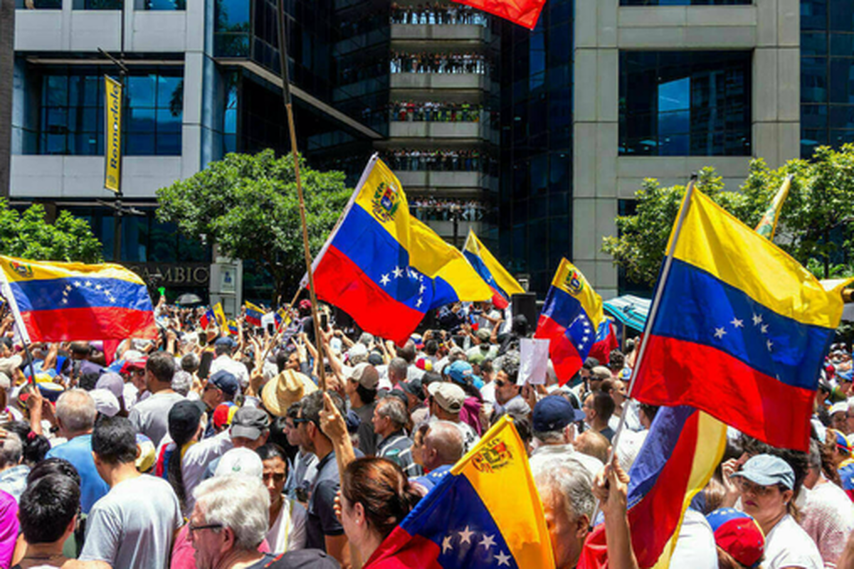 تظاهرات حمایت از مادورو در ونزوئلا