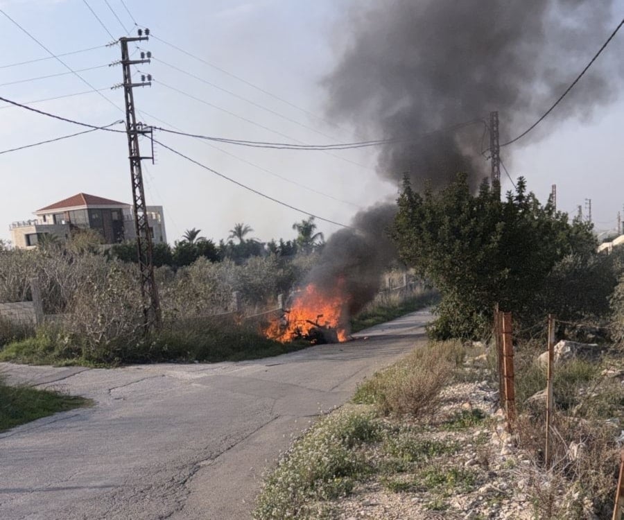 شهيد بقصف إسرائيلي استهدف مركبة جنوب لبنان