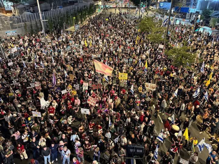 تظاهرات گسترده شهرک‌نشینان علیه نتانیاهو