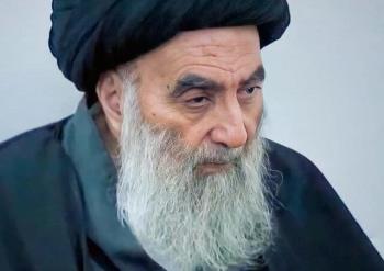 آية الله السيستاني : ندين بأشد العبارات الحروب الظالمة ونتضامن مع الشعبين الايراني واللبناني