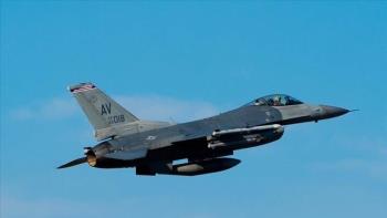 اصابت جنگنده f-16 در آسمان ایران
