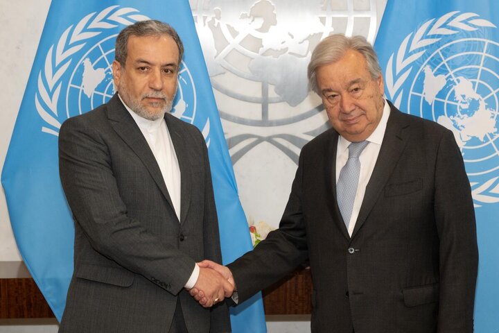 Araghchi and Guterres Hold Talks on War, NPT, and Diplomatic Efforts