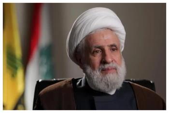 شیخ نعیم قاسم در  پیامی به قالیباف: قدردان مسئولان و مردم ایران هستم