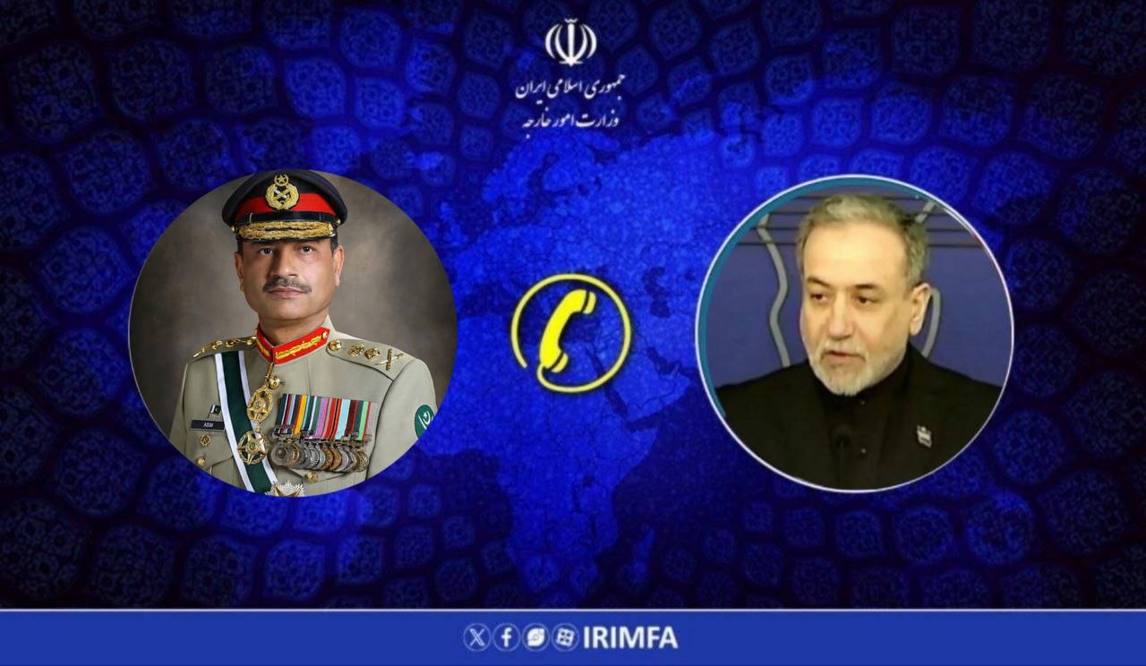 عراقجي لقائد الجيش الباكستاني: إيران ستتصدى بحزم لأي مغامرة أمريكية