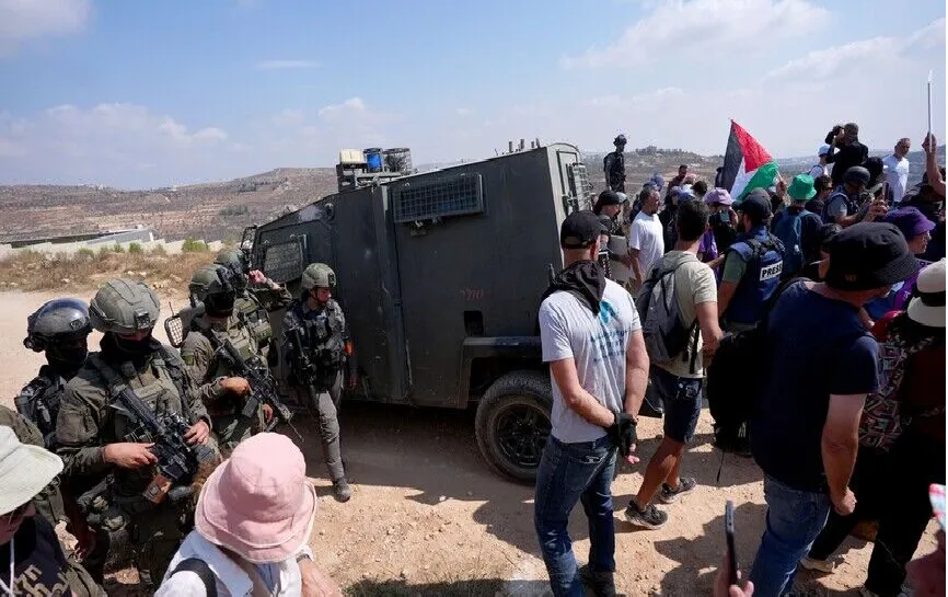 حمله شهرک‌نشینان به فعالان حامی فلسطین