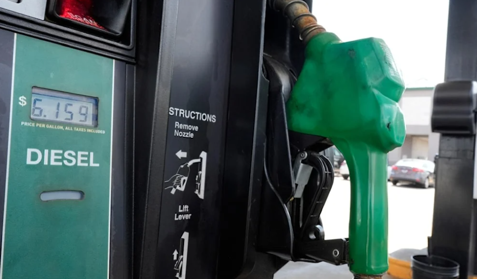 US Diesel Prices Reach Record $6.23/Gallon Amid Supply Shortage