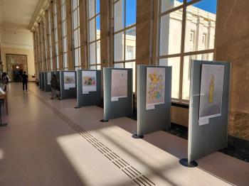 Minab Children’s Paintings Displayed at UN in Geneva