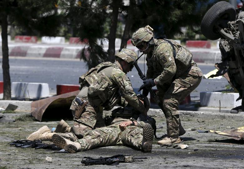 مقتل جندي أمريكي جراء تفجير لطالبان في العاصمة الافغانية