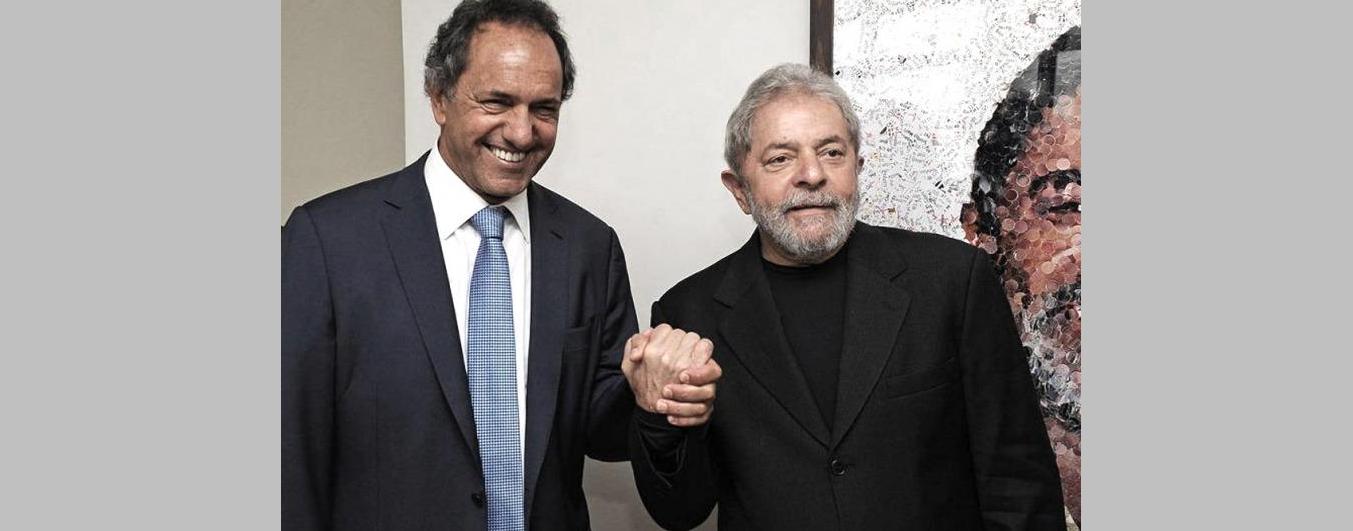 Lula da Silva apoya al candidato oficialista argentina Daniel Scioli