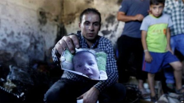 قتلة الطفل الفلسطيني يواجهون غضب الشارع الفلسطيني 