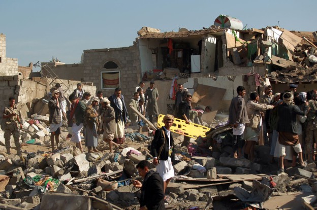 Saudi Warplanes Drop more Bombs on Yemeni Capital Sanaa 