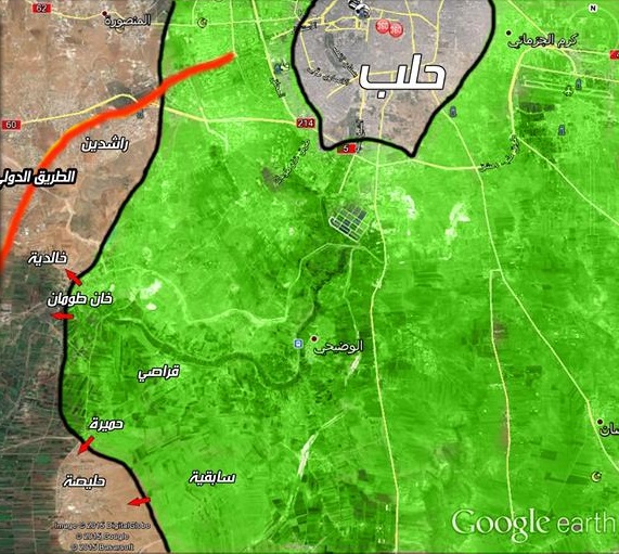 الجيش السوري يطرد "جيش الفتح" من ريف حلب الجنوبي ويحرر بلدة خان طومان الاستراتيجية