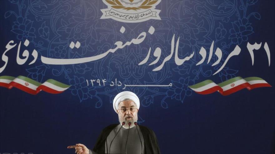 Rohani: Irán no pide permiso a nadie para adquirir armas 