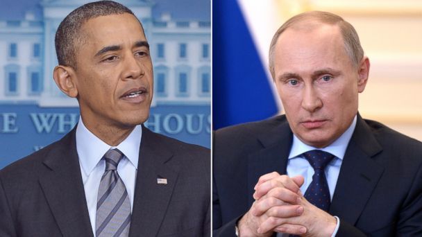 Putin y Obama tratan crisis de Ucrania y últimos sucesos de Oriente Medio