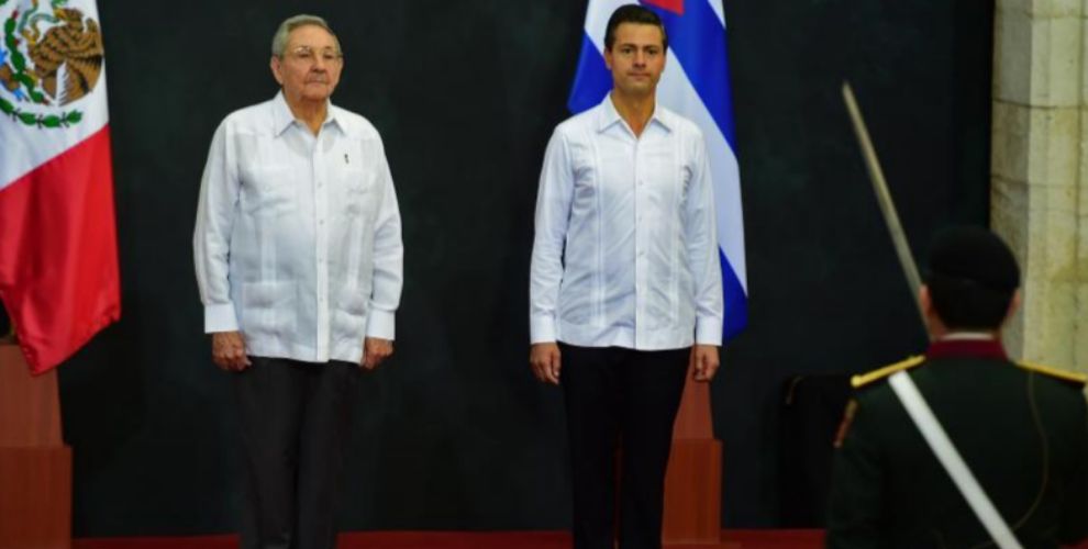 Raúl Castro inicia su primera vista oficial a México