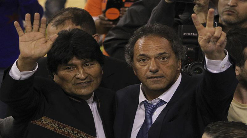 Morales advierte del regreso de neoliberalismo con la elección de Macri en Argentina