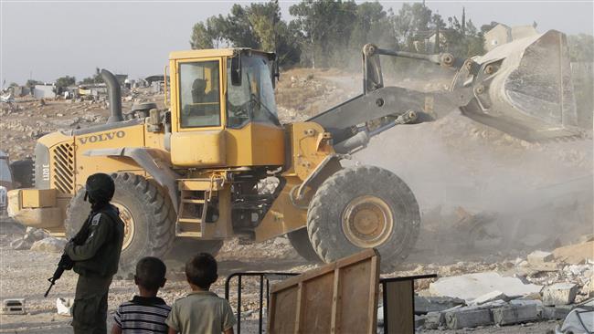 Palestinians Protest over Israel’s Home Destruction Op